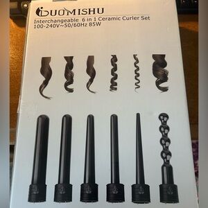 Black Ceramic Curler Set